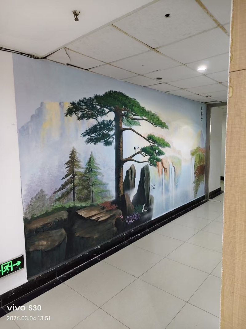 学校酒店场馆墙绘