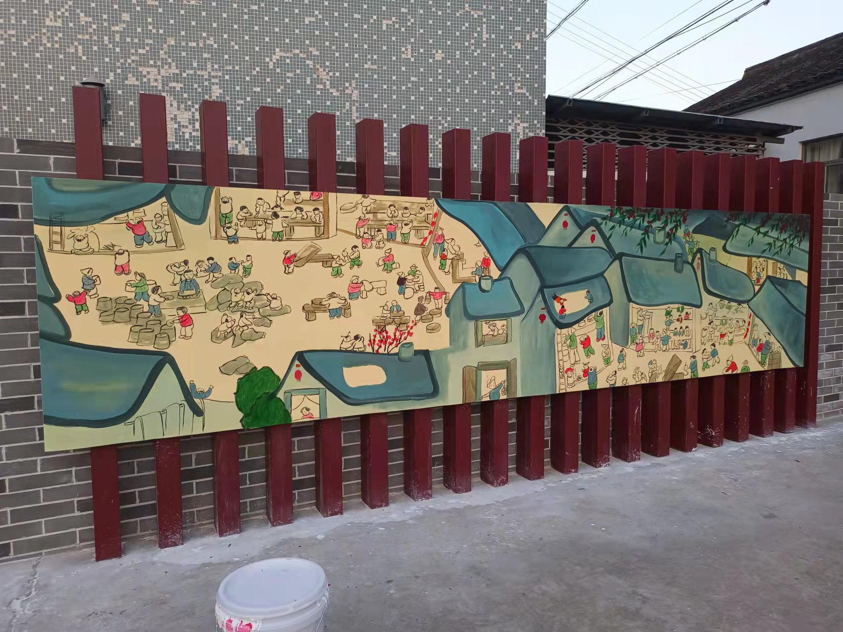 学校酒店场馆墙绘